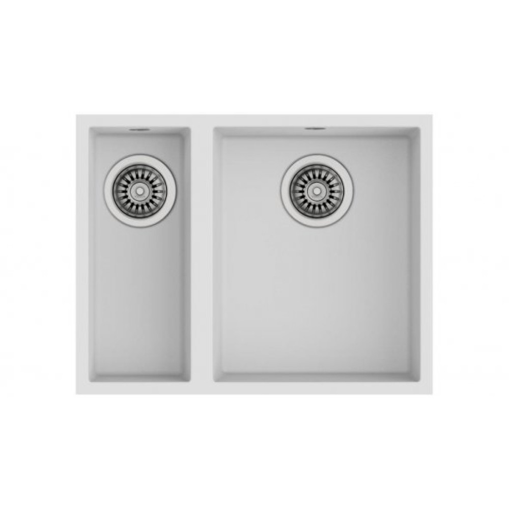 Teka Square 2B 560 Tg Tezgah Altı Granıt Evye Beyaz Eviyeler Fiyatı