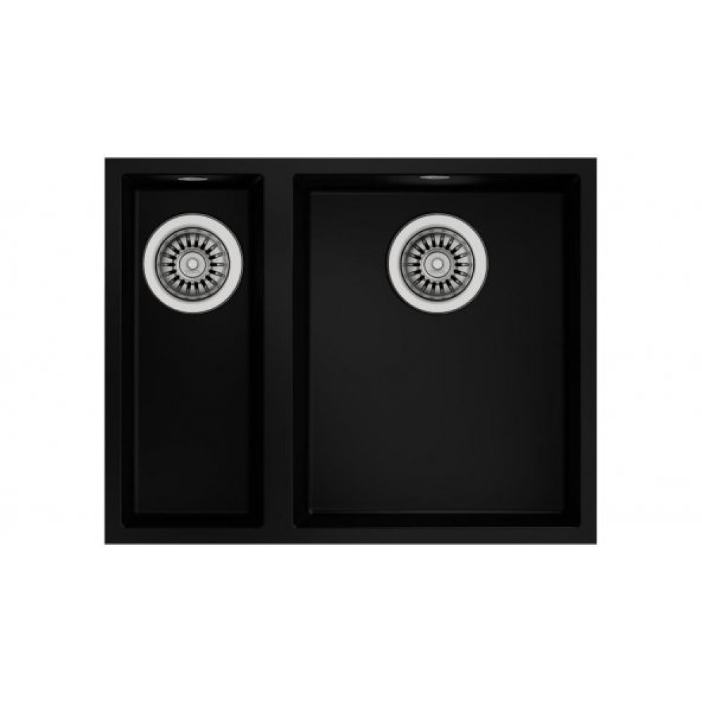 Teka Square 2B 560 Tg Tezgah Altı Granıt Evye Sıyah Eviyeler Fiyatı