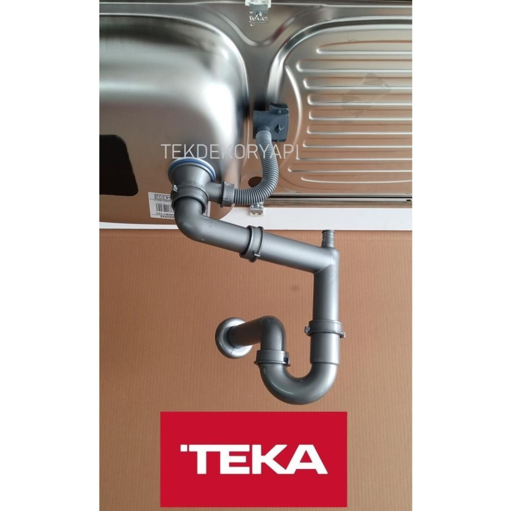 Teka Tekdekor Teka Ebm 45 - Infant Od - Gravity 45 Evye Orjinal Sifon Takım Uzatmalı - Gri Diğer Fiyatı