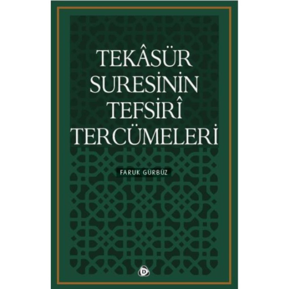 Tekasür Suresinin Tefsiri Tercümeleri Din Kitapları Fiyatı