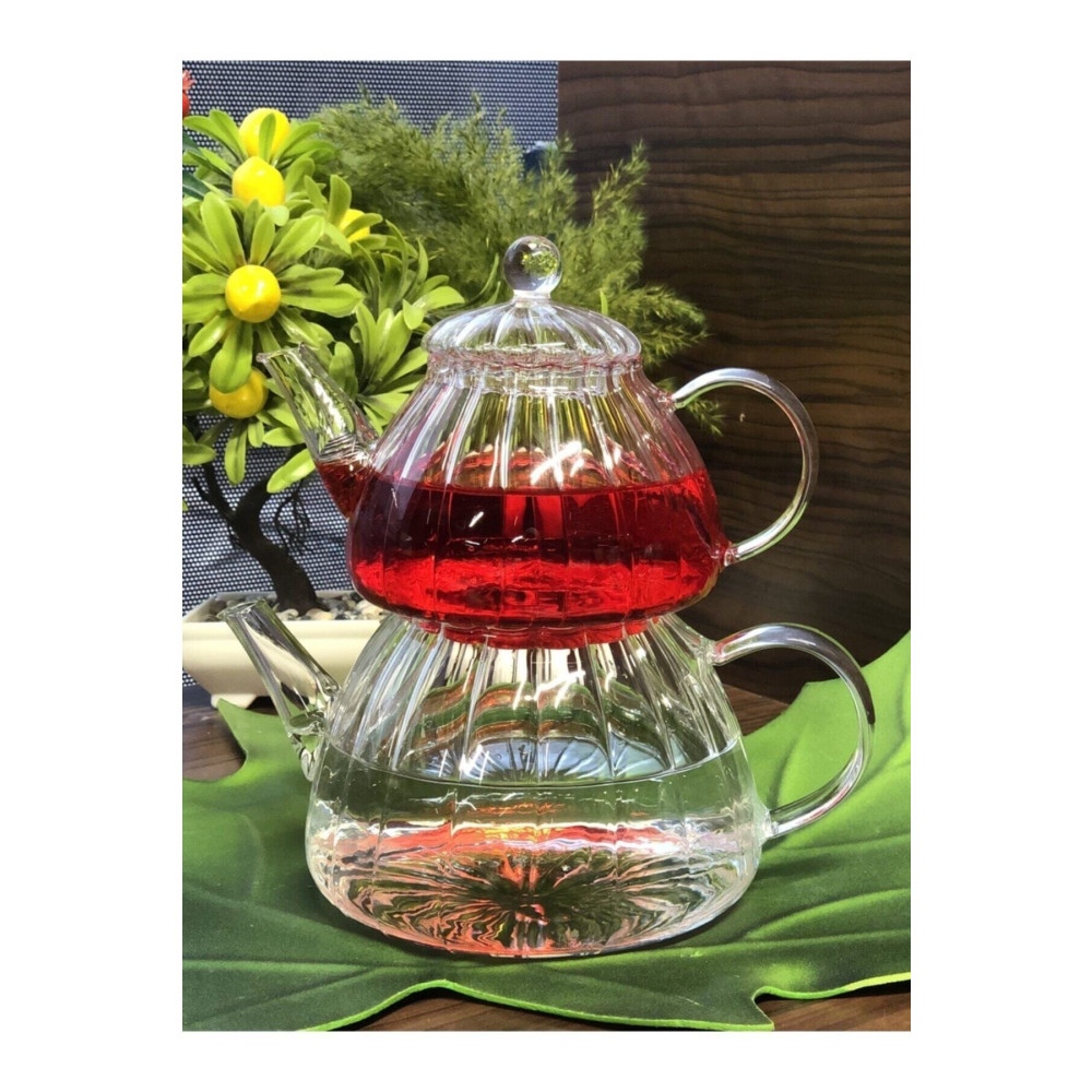 Tekbir Cam Çaydanlık 1200 600ml Isıya Dayanıklı Termisil Fma05057 Çay / Çaydanlık Setleri Fiyatı