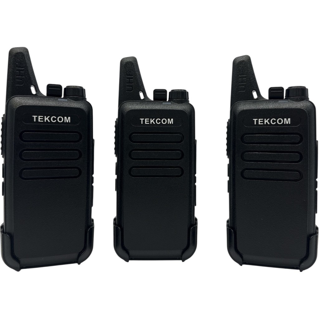 Tekcom El6 Pmr El Telsizi 3'lü Ful Set Kulaklık Hediyeli - Siyah Diğer Fiyatı