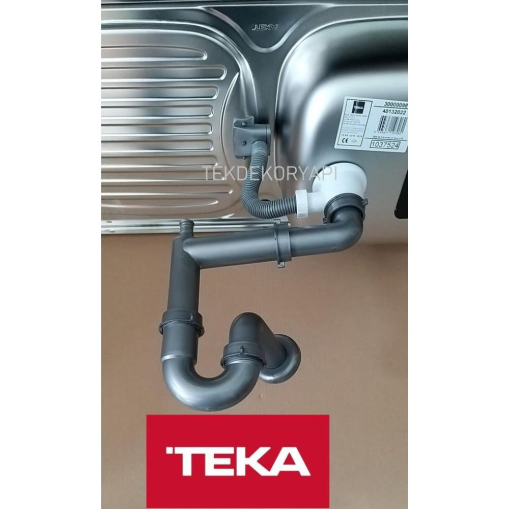 Tekdekor Teka Ebm 45 Infant Od Gravıty 45 Evye Suzgeclı Sıfon Takımı Eviyeler Fiyatı