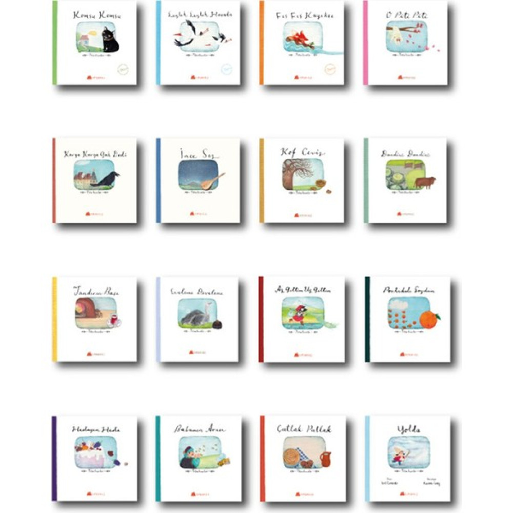Tekerlemeler Büyük Set 16 Kitap Çocuk ve Gençlik Fiyatı
