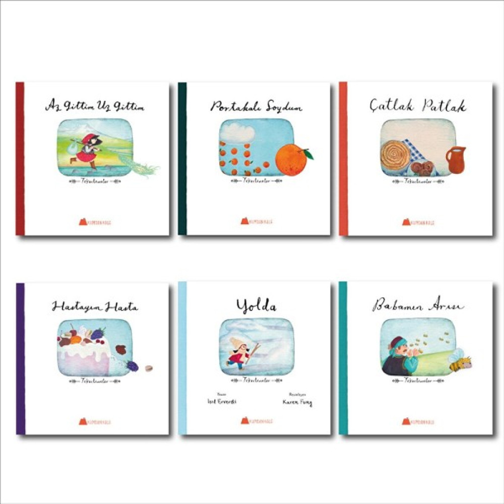Tekerlemeler Yeni Set 6 Kitap 0-3 Yaş Çocuk ve Gençlik Fiyatı