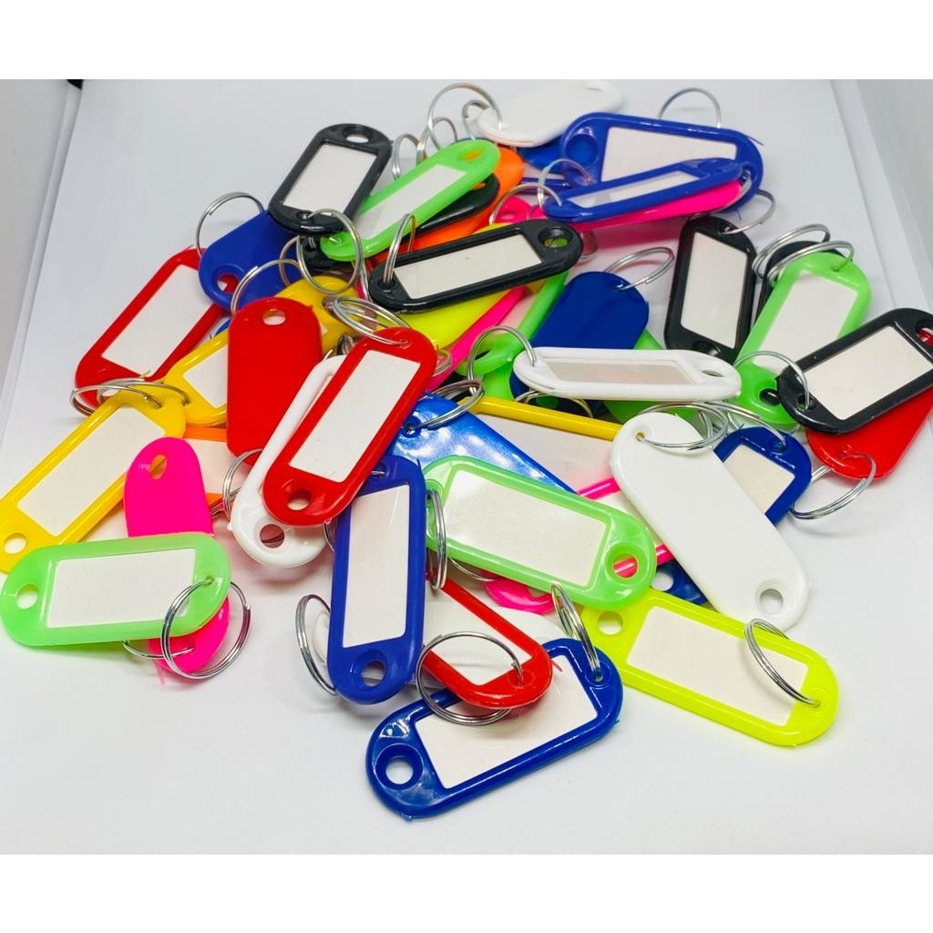 Tekin Plastik Anahtarlık - Isimli Renkli Anahtarlık 50 Adet Diğer Fiyatı