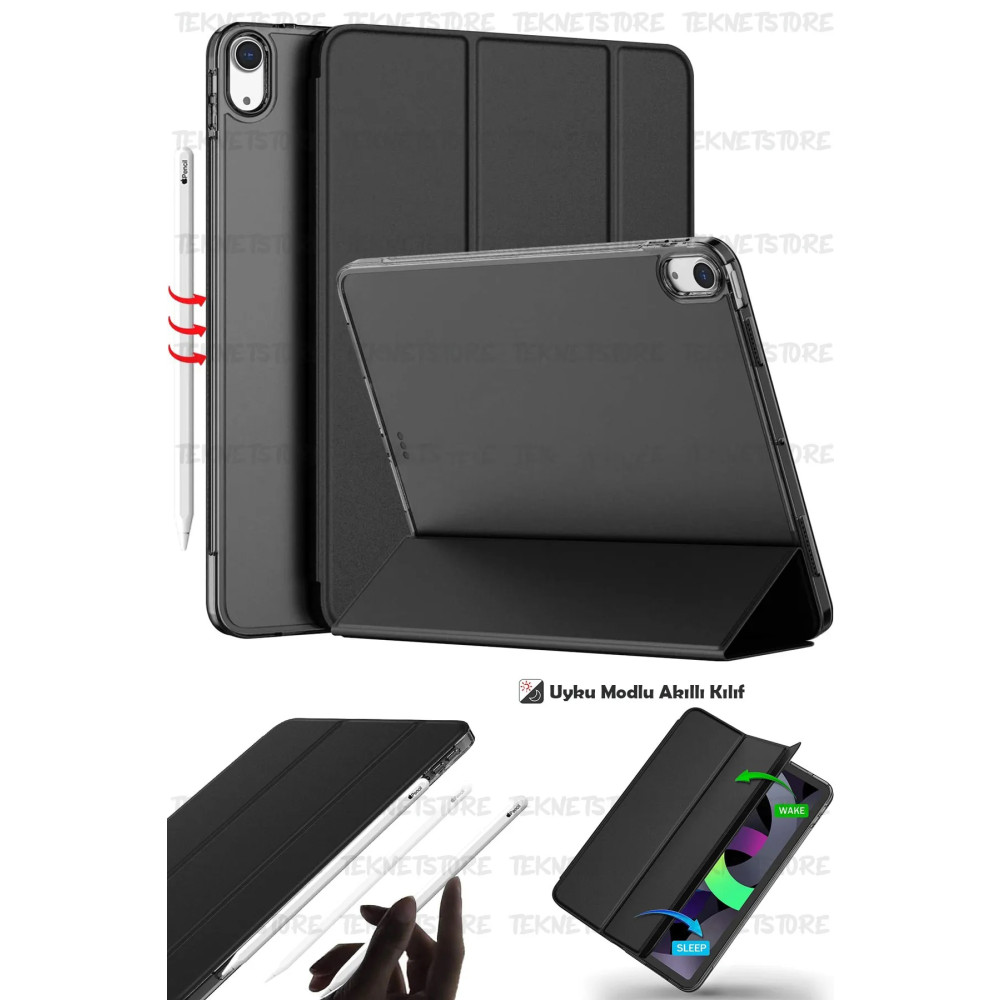 TEKNETSTORE AppIe Ipad Air 5. Nesil 10.9 inç 2022 Uyumlu Kılıf Kapaklı İnce Tasarım Uyku Modlu Smart Akıllı Tablet Kılıfı Fiyatı