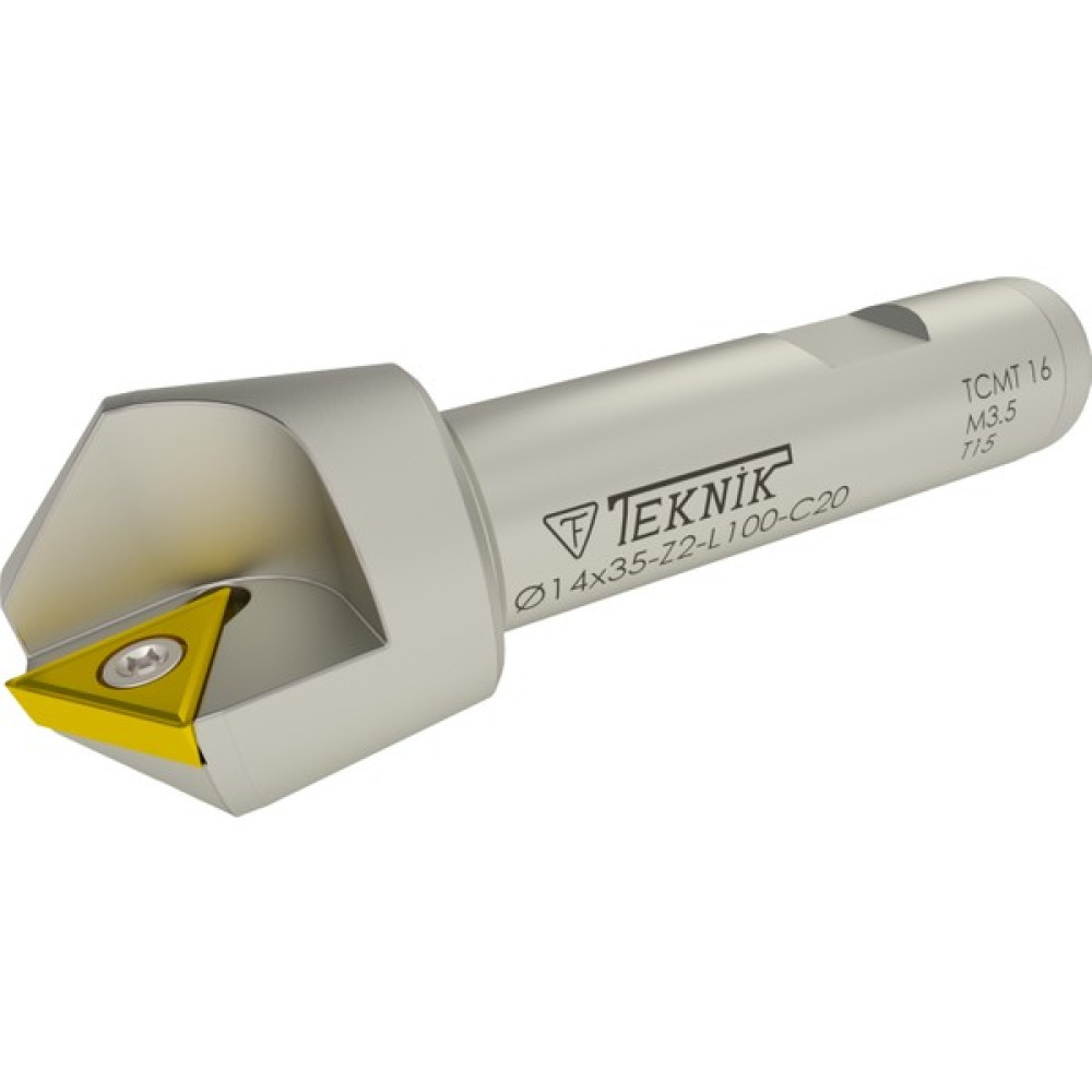 Teknik 14-35 Z02 K45 Deg TCMT16T3 35 mm x 90 Deg Pahlı Endmelez Z=2 Oto Boyaları Fiyatı