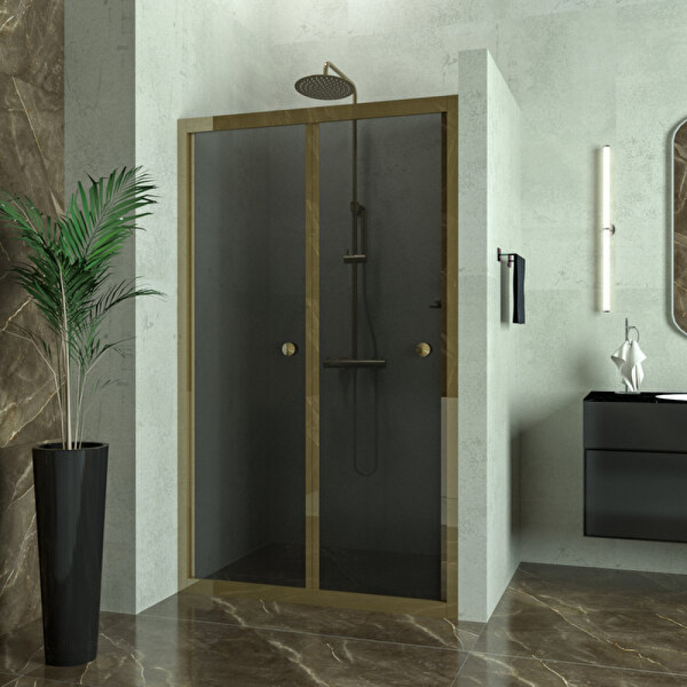 Tekno Duşakabin Bronze Corina Akordion Füme Cam Duşakabin - 60 cm Duşakabin Fiyatı
