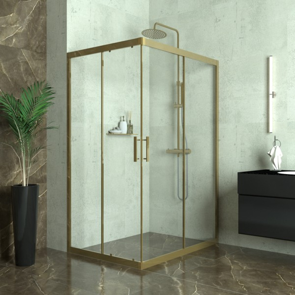 Tekno Duşakabin Bronze Rigel 6 mm Şeffaf Cam Dikdörgen Duşakabin - 70 x 120 Duşakabin Fiyatı