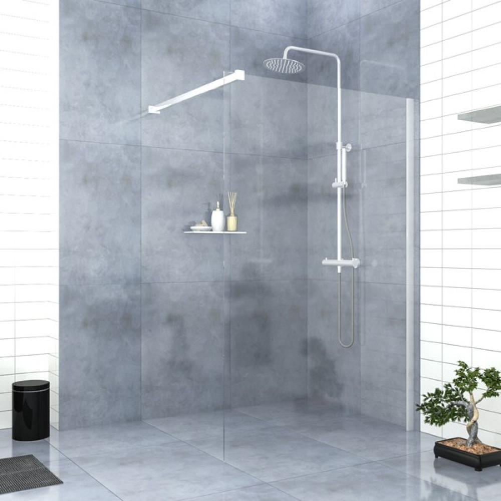 Tekno Duşakabin Silver Tetra 6mm Şeffaf Cam Seperatör Duşakabin - 100 cm Duşakabin Fiyatı