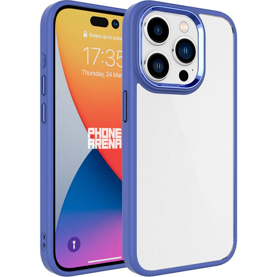 Tekno Grup Apple iPhone 15 Pro Max Uyumlu Krom Kapak-Lavendery Gray - Lavendery Gray Cep Telefonu Kılıfı Fiyatı