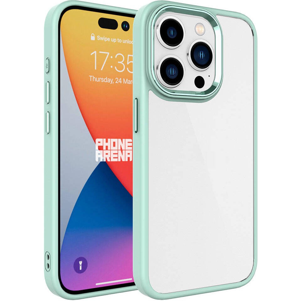 Tekno Grup Apple iPhone 15 Pro Max Uyumlu Krom Kapak-Yeşil - Yeşil Cep Telefonu Kılıfı Fiyatı