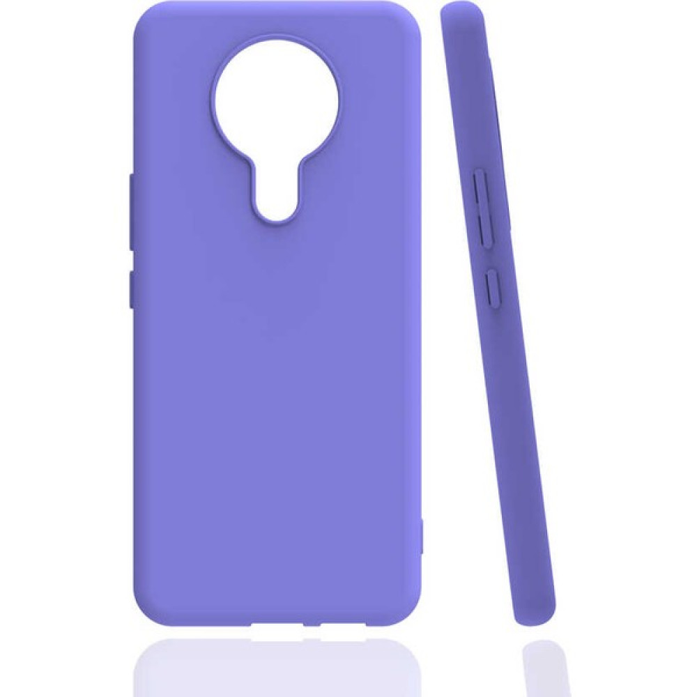 Tekno Grup Tecno Spark 6 Kılıf Mat Esnek Biye Silikon Kılıf Lila + Cam Ekran Koruyucu Cep Telefonu Kılıfı Fiyatı