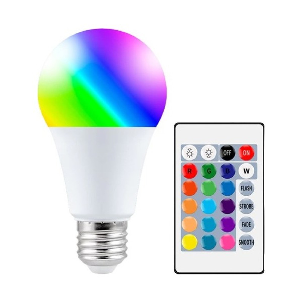 Tekno İstanbul Buffer® 9W Uzaktan Kumandalı 15 Farklı Renk Seçenekli LED Ampul Led Aydınlatmalar Fiyatı