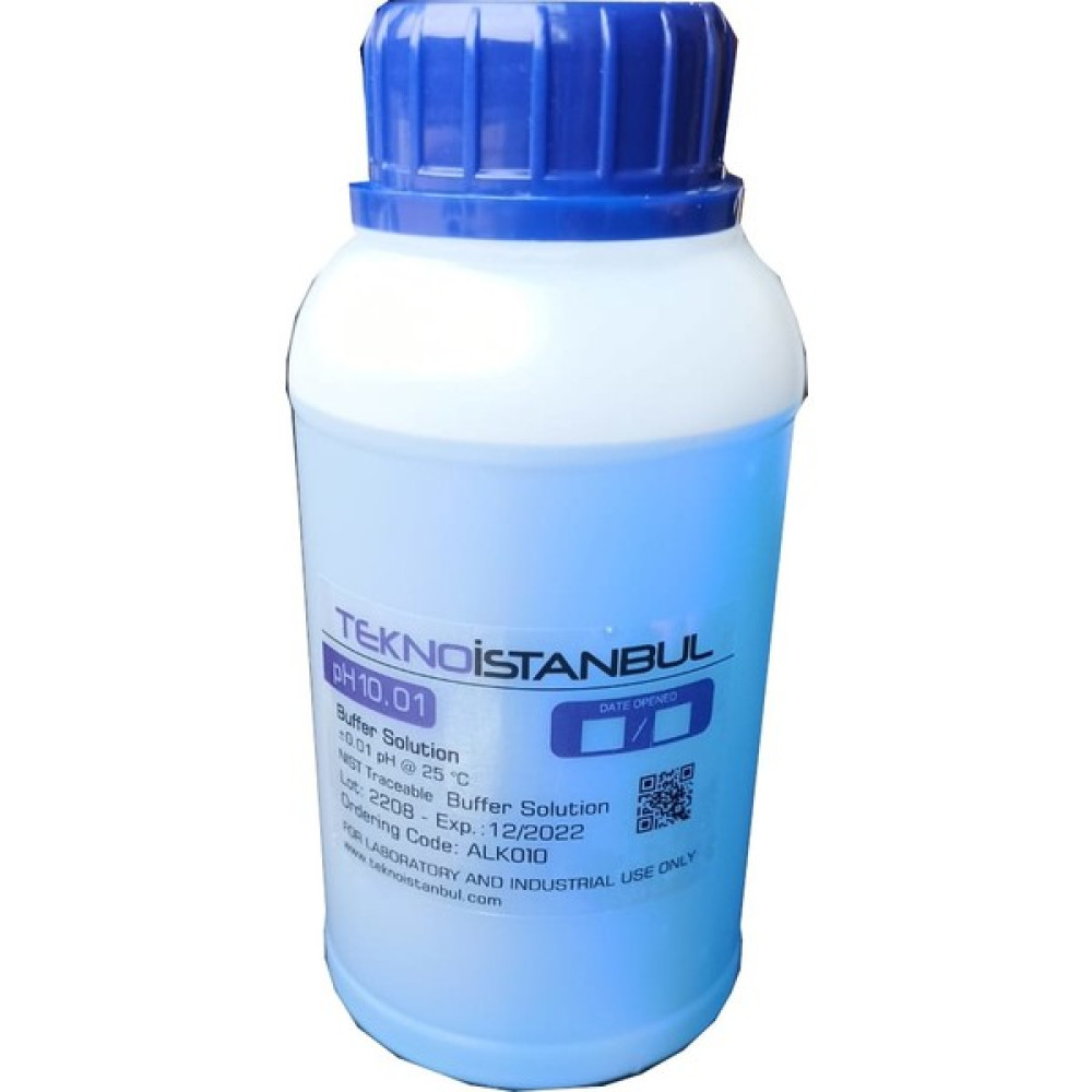 Tekno İstanbul Ph 10.01 Ph Metre Kalibrasyon Solüsyonu (Tampon Çözelti) 500 ml Diğer Test ve Ölçüm Cihazları Fiyatı
