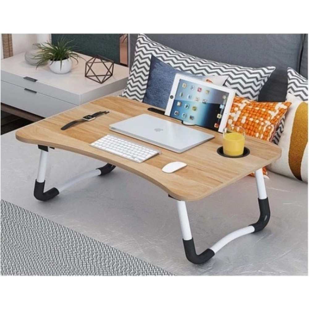 Tekno Istanbul Yatak Koltuk Üstü Laptop Masası - Y: 27 cm D: 40 cm G: 60 cm - Ceviz Çalışma Masası Fiyatı