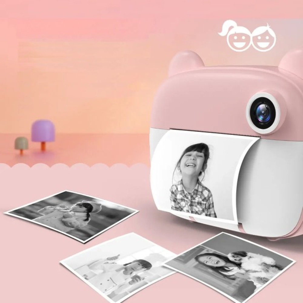 Tekno Mağazam Dijital Kamera Çocuklar Için Anında Baskı Termal Yazıcı Ön ve Arka Baskılı Fotoğraf Makinesi Dijital Fotoğraf Makineleri Fiyatı
