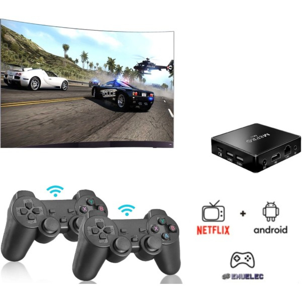 Tekno Mağazam Retro Atari Kablosuz Oyun Konsolu Hd 5000+ Oyun Oyun Konsolları Fiyatı