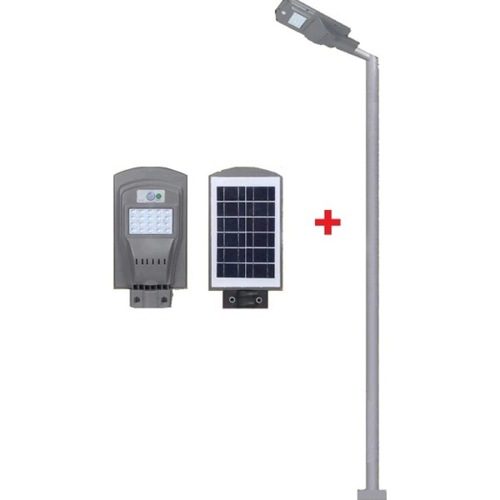 Tekno Solar Güneş Enerjili Bahçe Aydınlatma Direği + 20W Solar Sokak Lambası Dış Mekan & Bahçe Oyuncakları Fiyatı