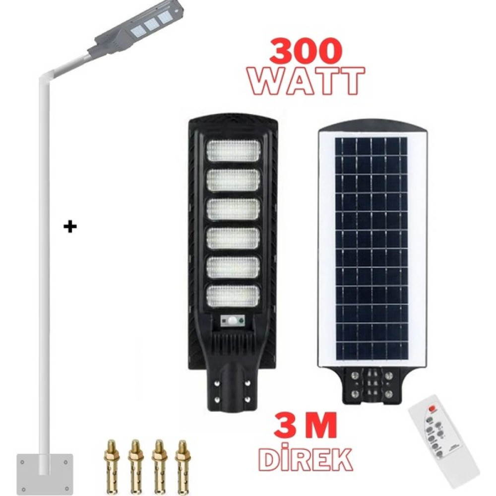 Tekno Solen 300 Watt Güneş Enerjili Sokak Lambası Direkli Dış Mekan & Bahçe Oyuncakları Fiyatı
