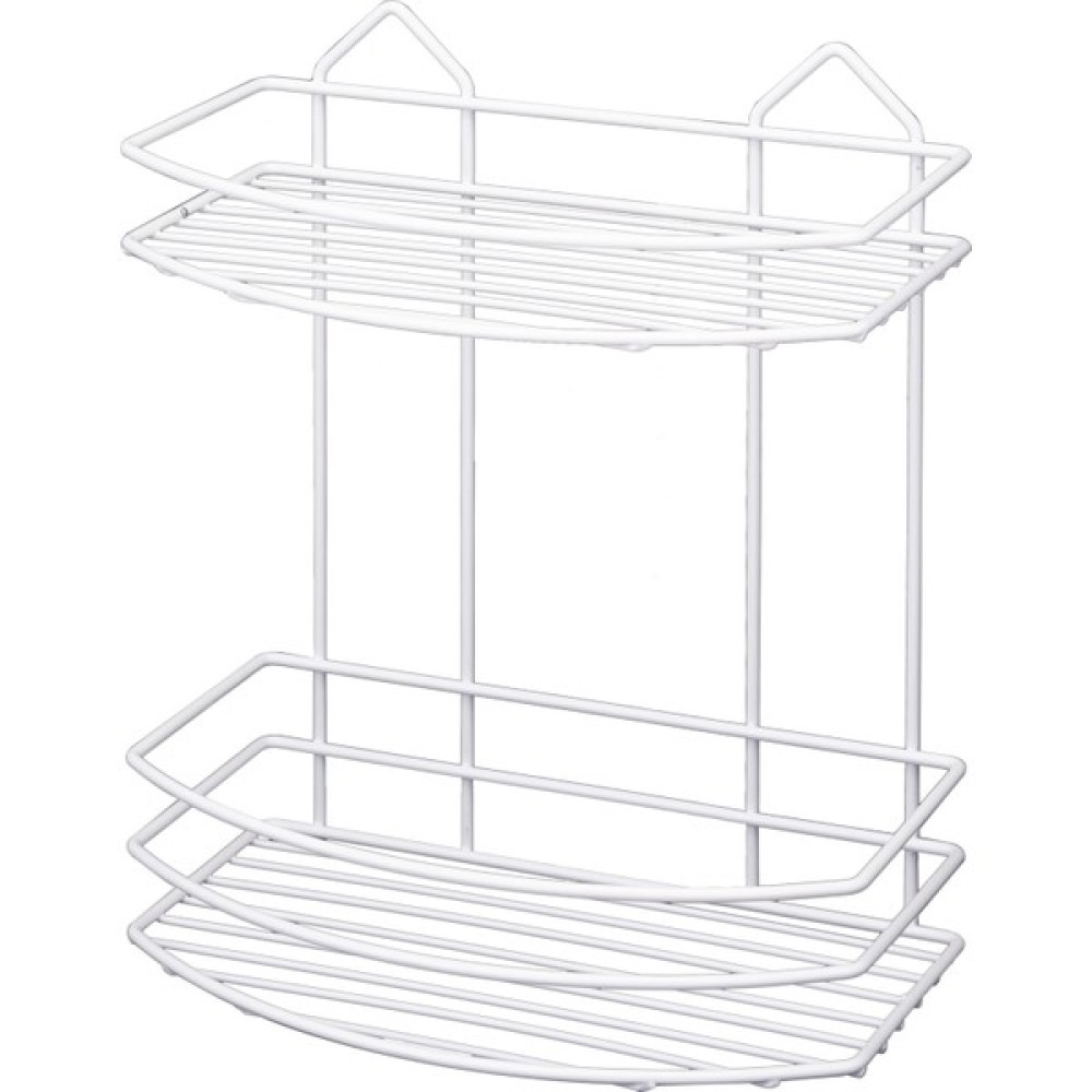 Tekno-tel 2 KATLI BANYO RAFI MAT BEYAZ BK008 Banyo Rafı Fiyatı