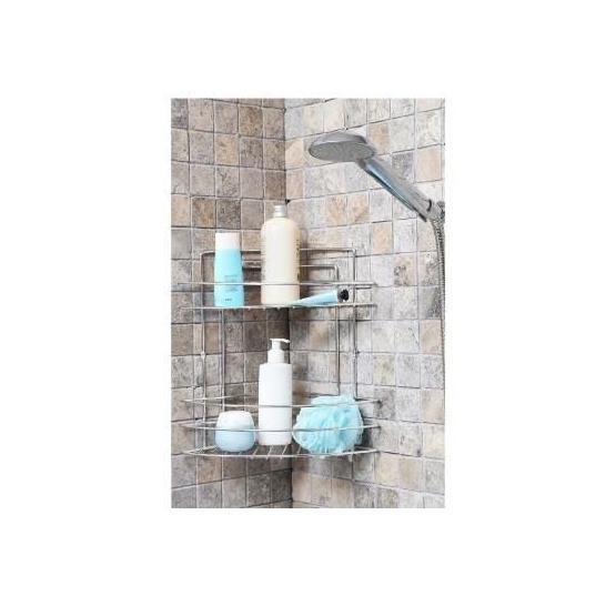 Tekno-Tel BK032 İki Katlı Köşe Rafı