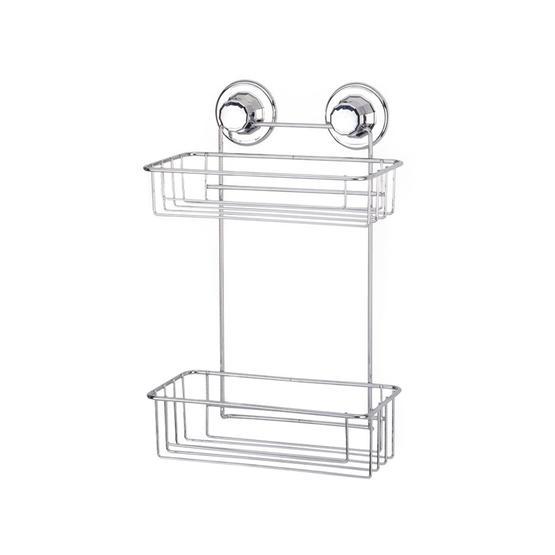 Tekno-Tel DM256 Vakumlu İki Katlı Banyo Rafı