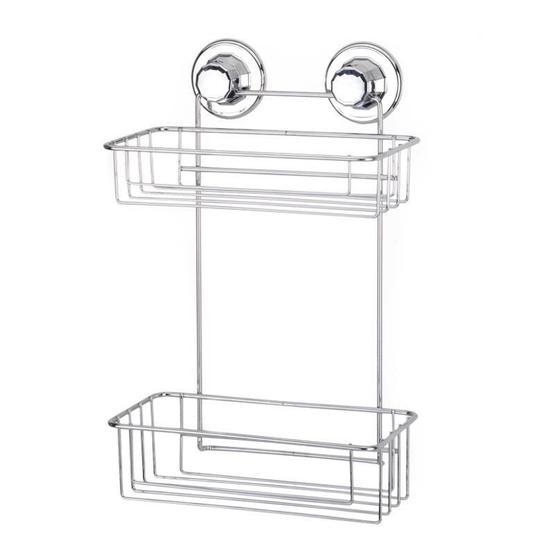 Tekno-Tel DM256 Vakumlu İki Katlı Banyo Rafı