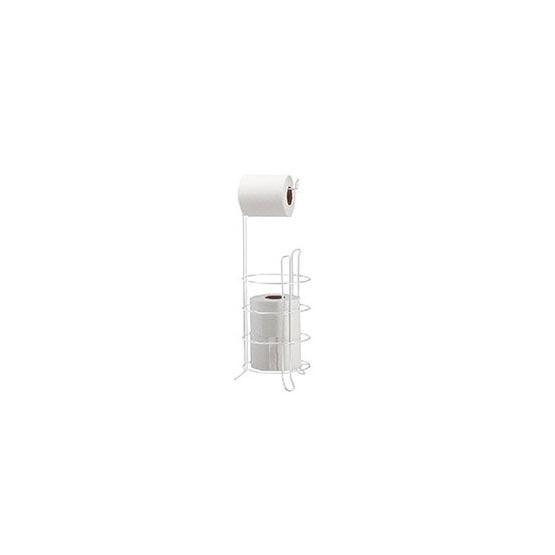 Tekno-Tel MG093 Beyaz Yedekli Ayaklı Wc Kağıtlık