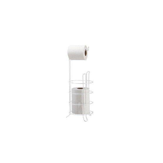 Tekno-Tel MG093 Beyaz Yedekli Ayaklı Wc Kağıtlık