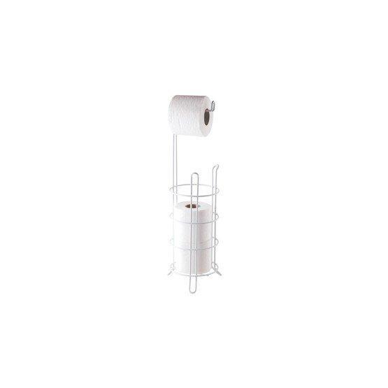 Tekno-Tel MG093 Beyaz Yedekli Ayaklı Wc Kağıtlık