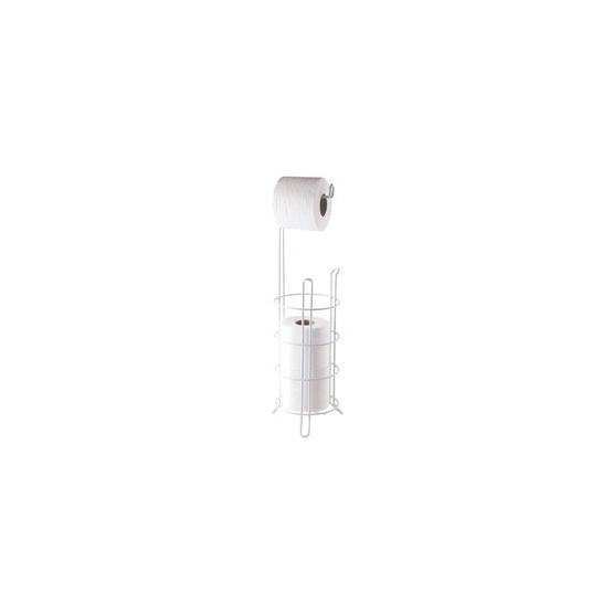 Tekno-Tel MG093 Beyaz Yedekli Ayaklı Wc Kağıtlık