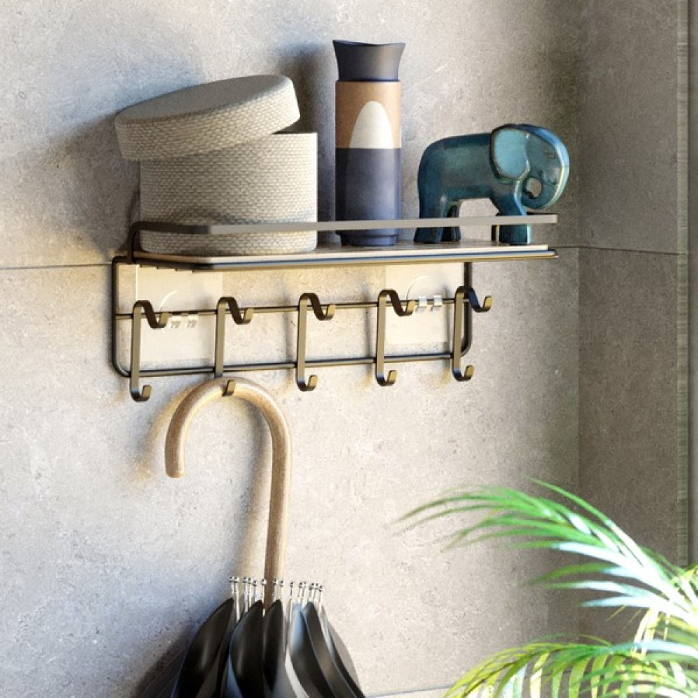 Tekno-tel Teknotel Yapışkanlı Askılı Lamalı Raf St171 Mat Siyah Banyo Askılık Fiyatı