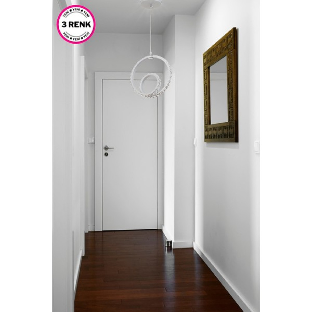 Tekno Trust 1 3 Renk Yanabilen Crystal Taşlı Ledli Avize 71-80 cm Alüminyum Gri LED Ledli 23 x 23 Avize Fiyatı