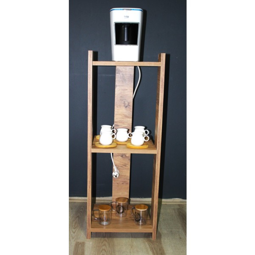 Tekno Trust 33 cm Mutfak Kahve Köşesi 3 Raflı Modern Modern Kahverengi 90 cm Suntalam Boyuna 2 Yıl 31 cm - 0 Gardrop & Dolap Fiyatı