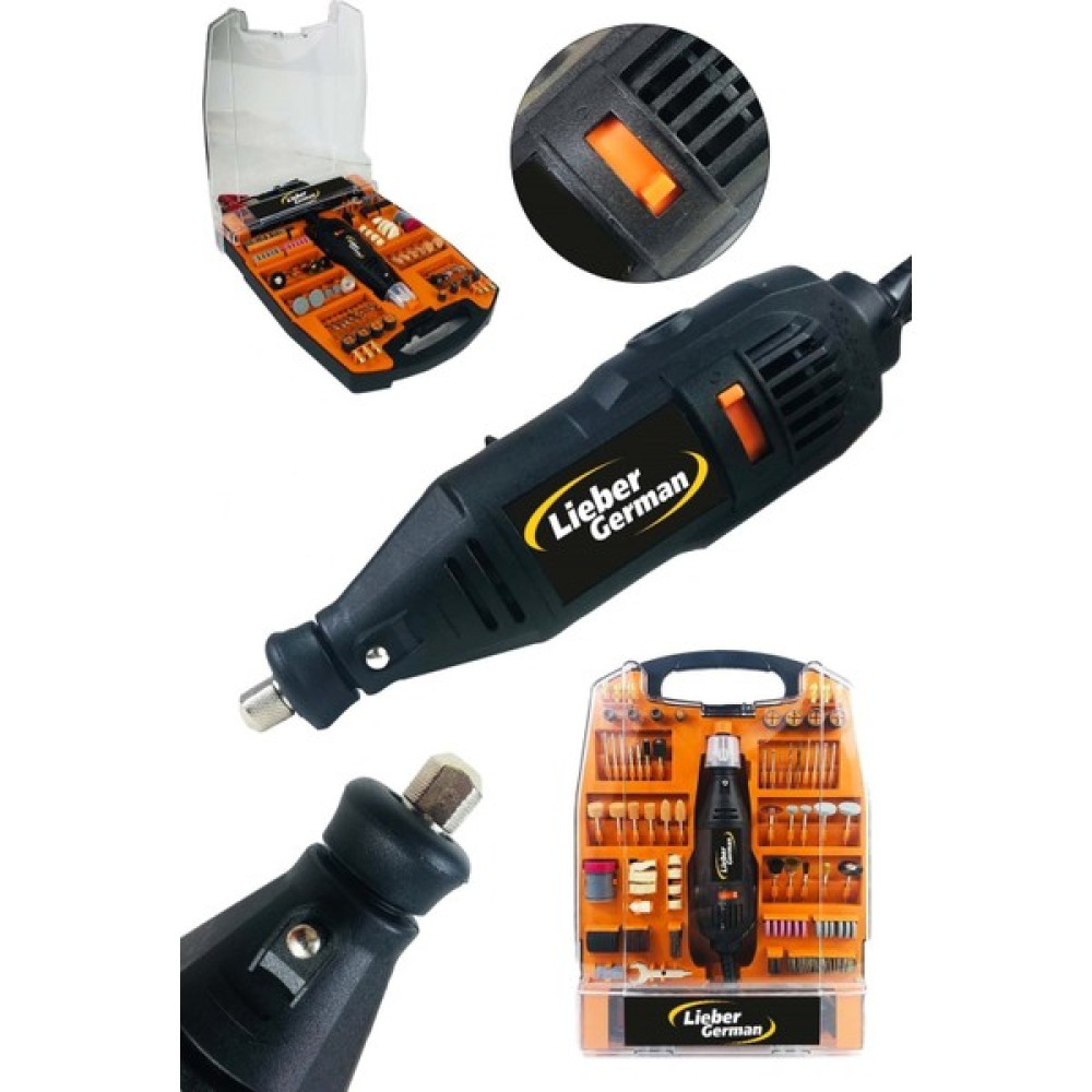 Tekno Trust 340 Parça 400 Watt Devir Ayarlı Ahşap Mermer Plastik Oyma Hobi Kalıpçı Taşlama Gravür Makinesi Seti - 0 Taşlama Makinesi Fiyatı