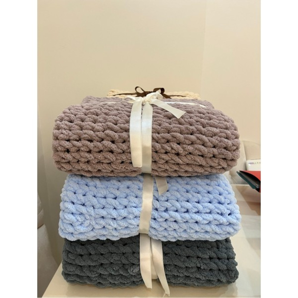 Tekno Trust Bej /puffy El Örgüsü Bebek Battaniyesi Bebe Mavisi Polyester 120 Tek Ebat Bebek Battaniyesi Fiyatı
