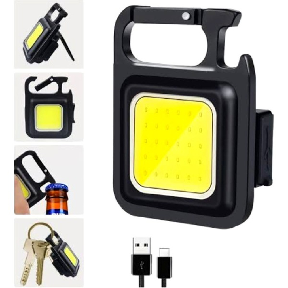 Tekno Trust Çok Amaçlı Mini Cob LED Anahtarlık El Feneri USB Şarjlı Lamba Anahtarlık Cep Feneri Kamp Lambası El Feneri Fiyatı