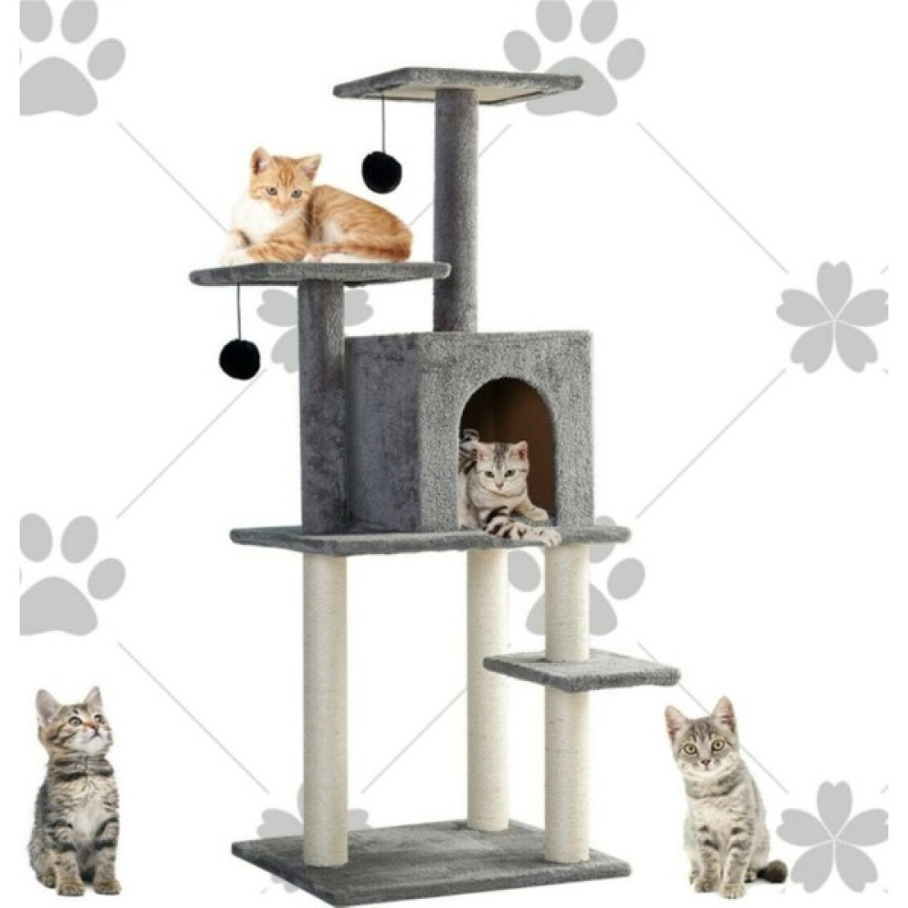Tekno Trust Gri Double Step Kedi Tırmalama Evi NR 0061 Evcil Hayvan Ürünleri Fiyatı