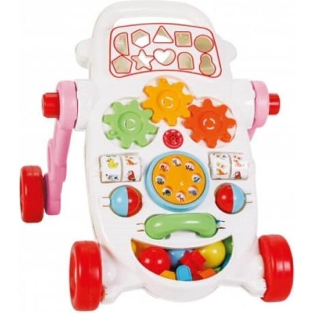 Tekno Trust Happy Ilk Adım Arabası Pembe PLS07539 P - 0 - Ahşap Yürüteç Fiyatı