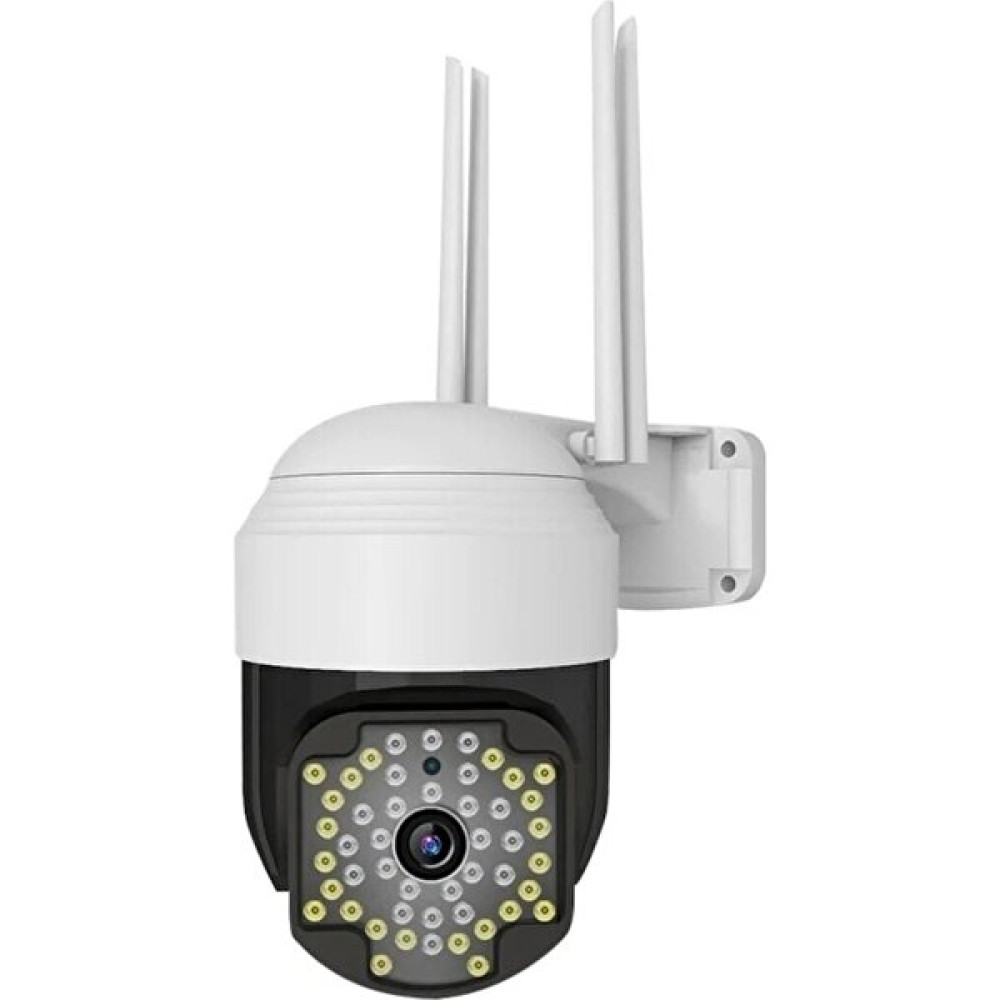 Tekno Trust Kamera 48 LED Yüksek Gece Görüşlü 1080P Wifi Ptz Kamera+Hafıza Kartı Dahildir - Beyaz Güvenlik Kameraları Fiyatı