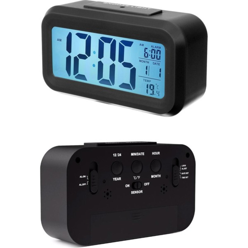 Tekno Trust LCD Ekran Dijital Pilli Gece Işıklı Alarmlı Masaüstü Çalar Saat Masa Saati Fiyatı