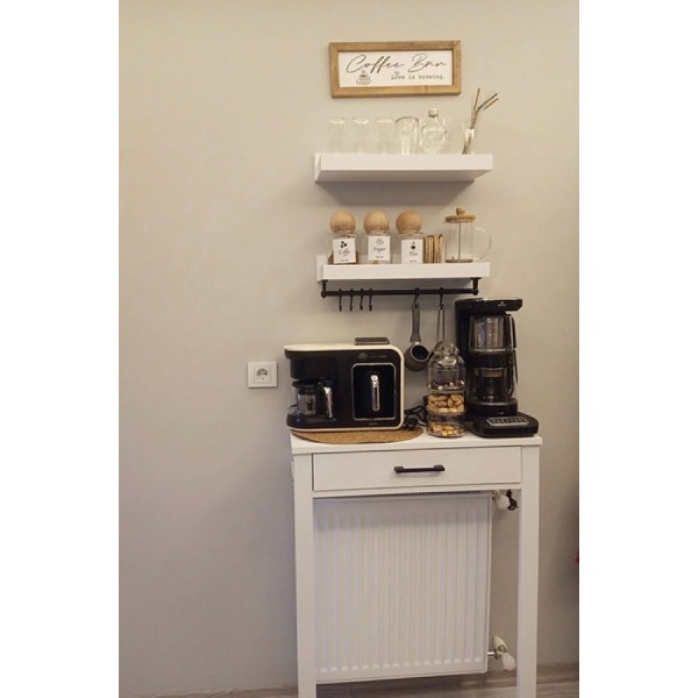 Tekno Trust Modern Kahve Köşesi Kalorifer Boşluğu 70X92X30 Modern 6 Ay Mdf Beyaz - 0 Duvar Rafı Fiyatı