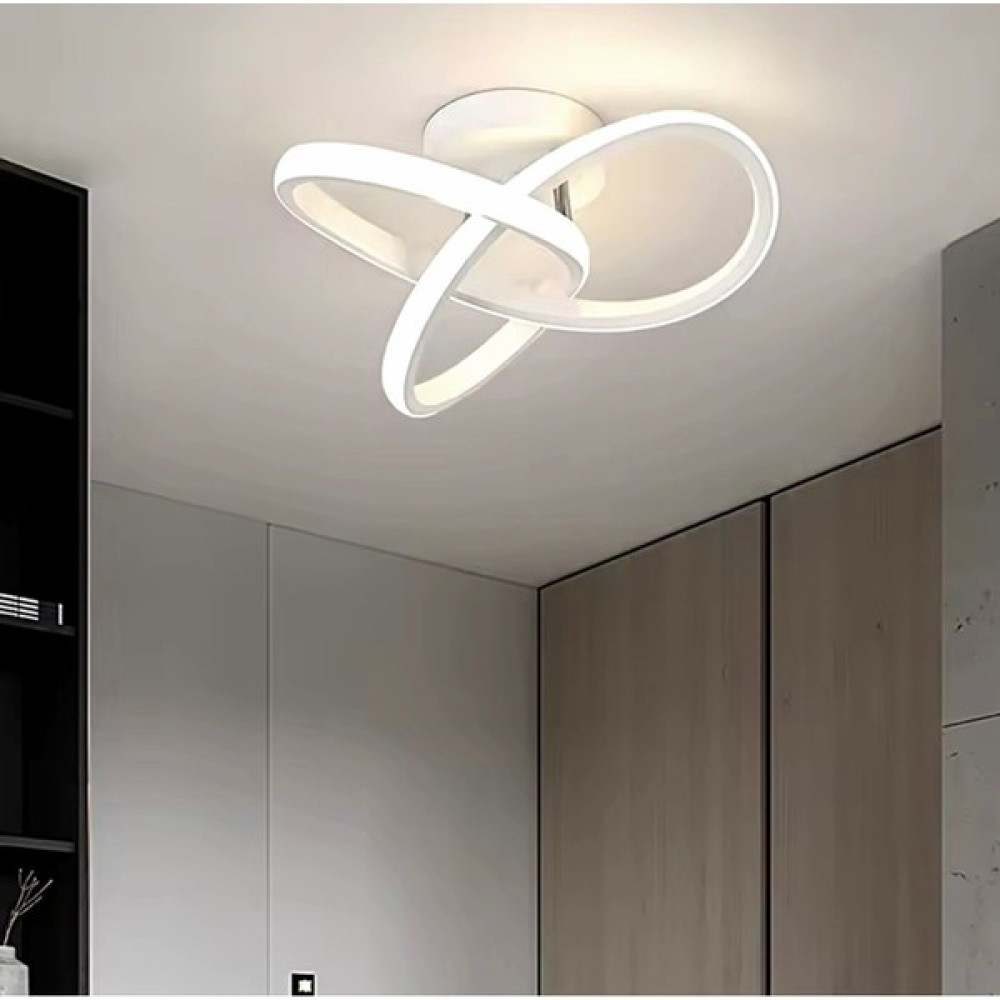 Tekno Trust Modern Tasarım Bumerang Tekli Sarkıt LED Avize Beyaz Gövde Salon Mutfak Hol Oturma Odası Avizesi - 1 - Ahşap Avize Fiyatı