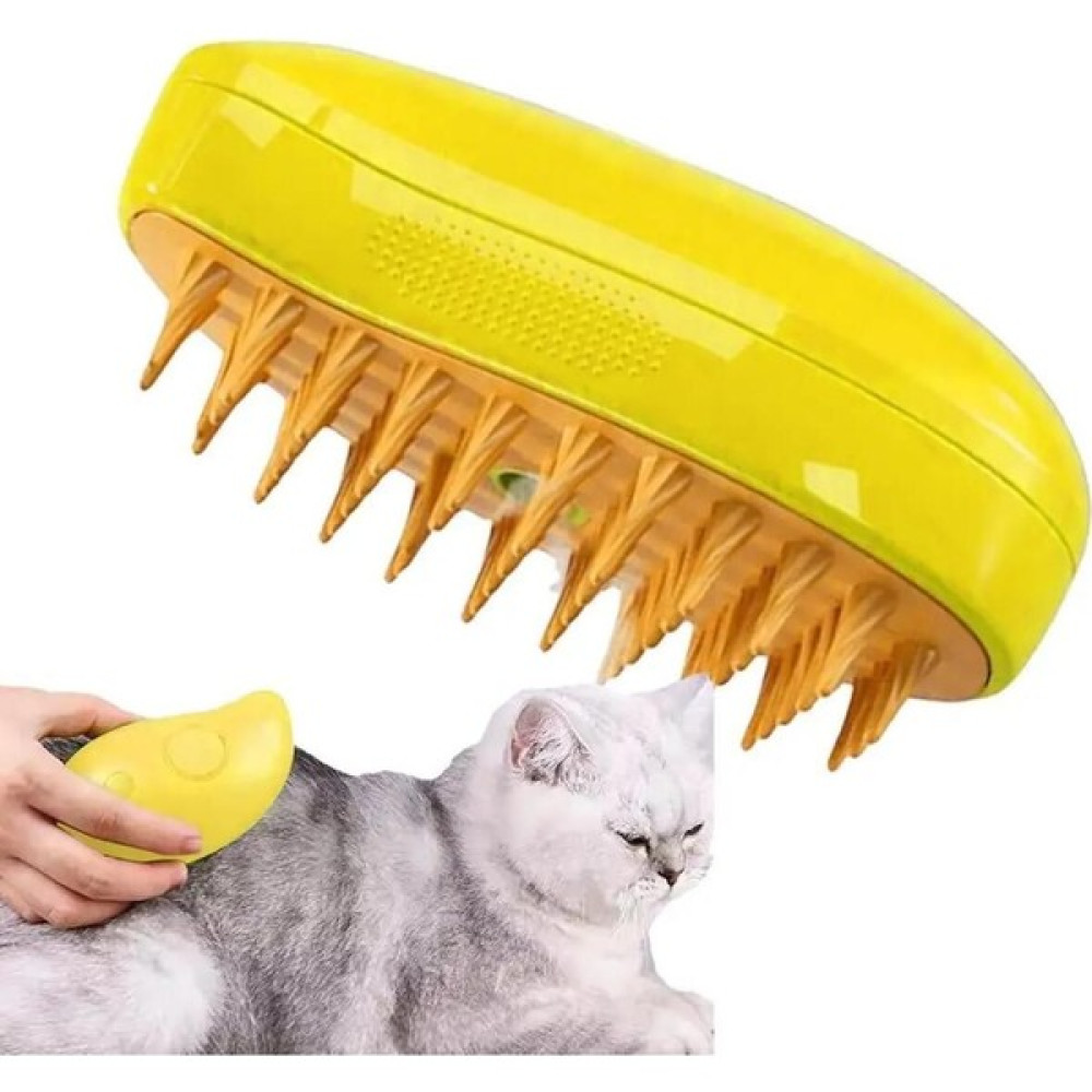 Tekno Trust Pet Elektrikli Buharlı Kedi ve Köpek Bakım Yumuşak Silikon Fırça Evcil Hayvan Ürünleri Fiyatı