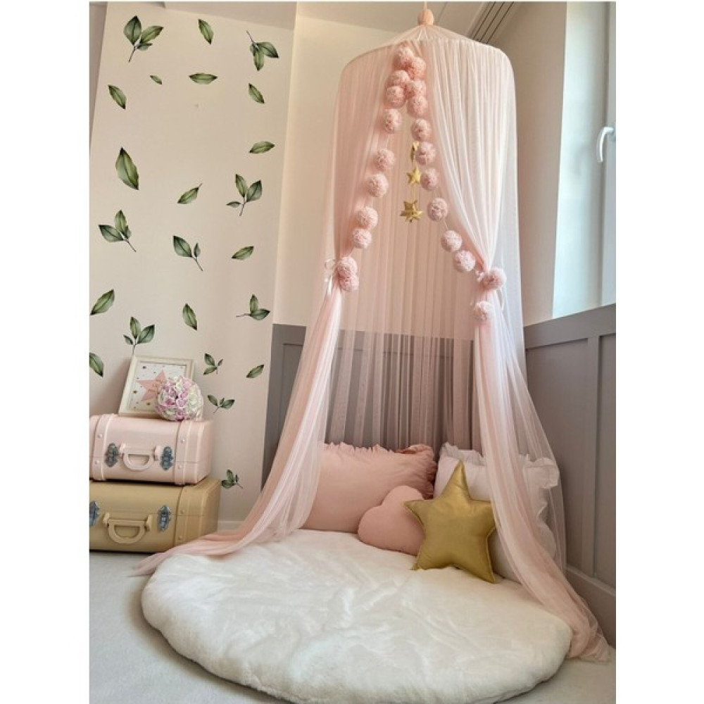 Tekno Trust Polyester Cibinlik Tül Baby Pink Basic Cibinlik + Aparat 60X280 Pembe - 0 Bebek Cibinlik Fiyatı