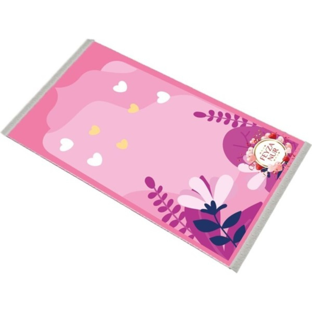 Tekno Trust Polyester Özel Tasarım Dijital Baskı Isimli Çocuk Seccadesi Namazlık Pembe - 10 x 70 cm Seccade Fiyatı