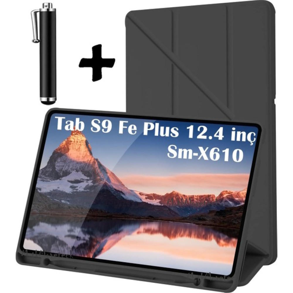 Tekno Trust Samsung Uyumlu Samsung Galaxy Tab S9 Fe Plus Kılıf Kalem Bölmeli Standıı Pu Deri Yumuşak Silikon Do Tablet Kılıfı Fiyatı