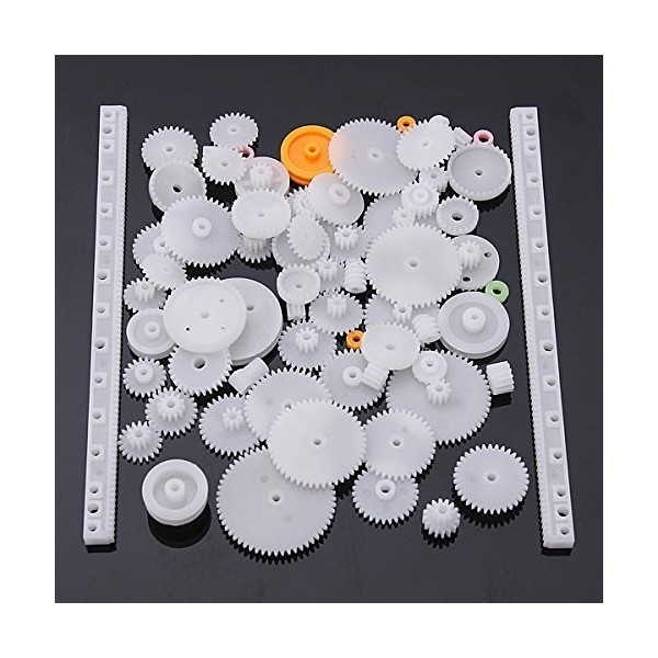 Teknoartshop 75 Parça Plastik Dişli Çark Seti (Dc Motor - Dıy - Hobi Seti) Hobi Elektroniği Fiyatı